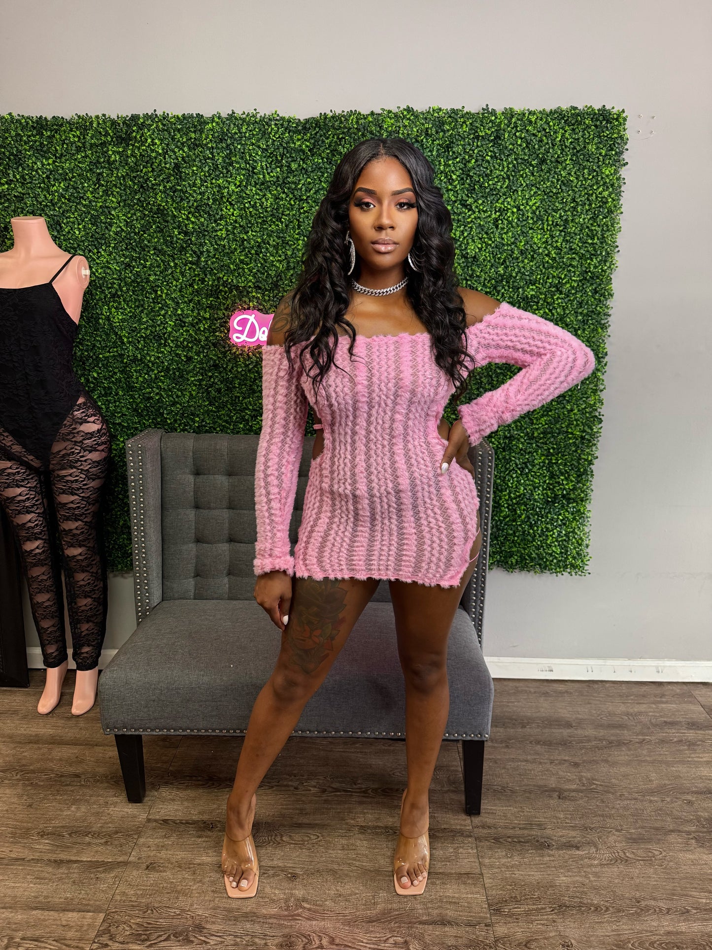 Pink Dress Back Out